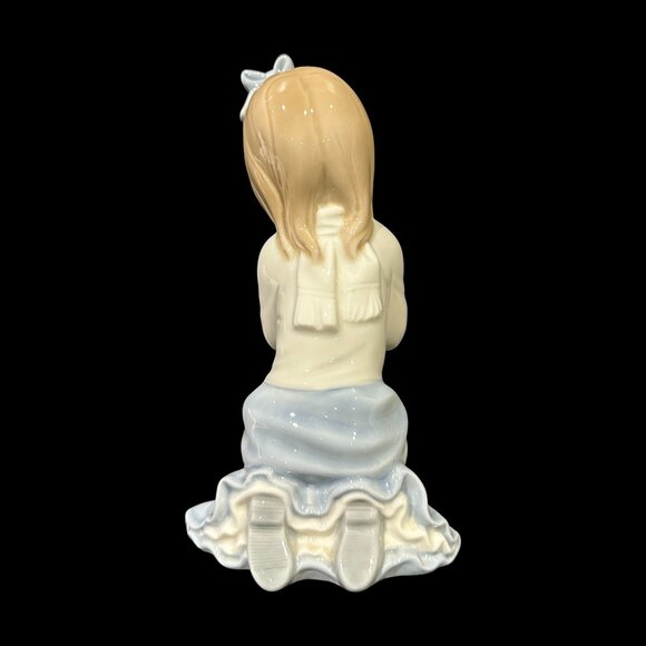 Vintage 1985 NAO by Lladro Praying Girl Porcelain Figurine "Guide Me" - Picture 6 of 8